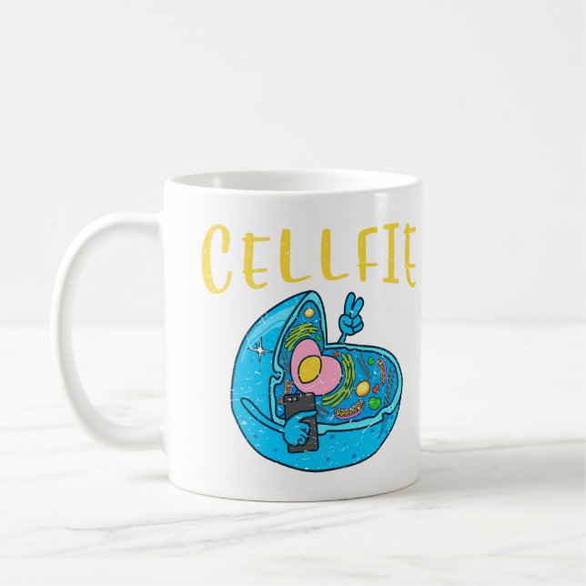 Taza De Café Profesora de Ciencias de la Vida Celular (Izquierda)