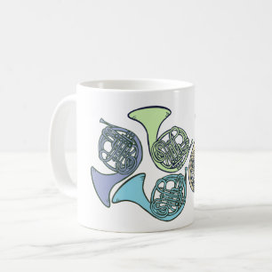 Taza De Café Profesora de Cuerno Francés de Banda de Cuerno