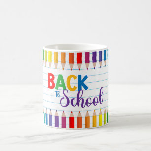 Taza De Café Profesora de escuela personalizada
