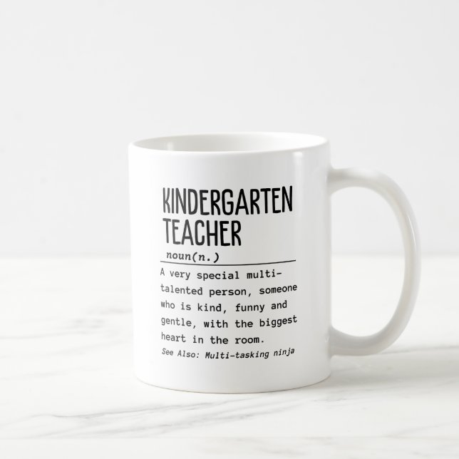 Taza De Café Profesora de guardería (Derecha)