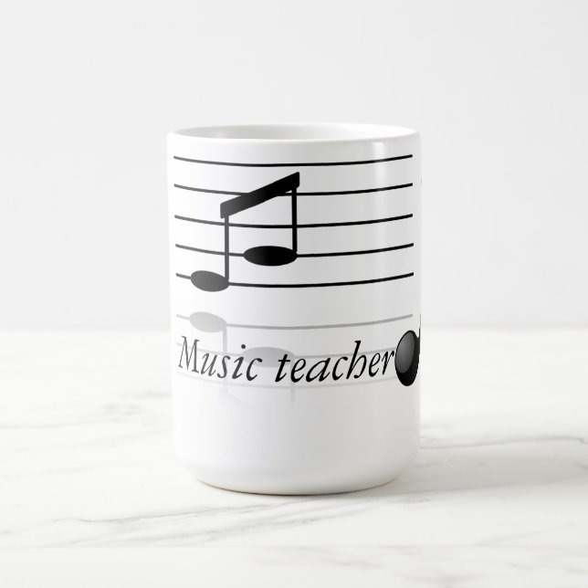 Taza De Café Profesora de música (Centro)