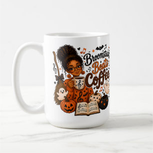 Taza De Café Profesora de Música Bruja Halloween Amante del Caf