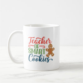 Taza De Café Profesora De Navidades De Cookies Inteligentes