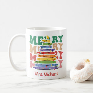 Taza De Café Profesores adorables dan Navidades