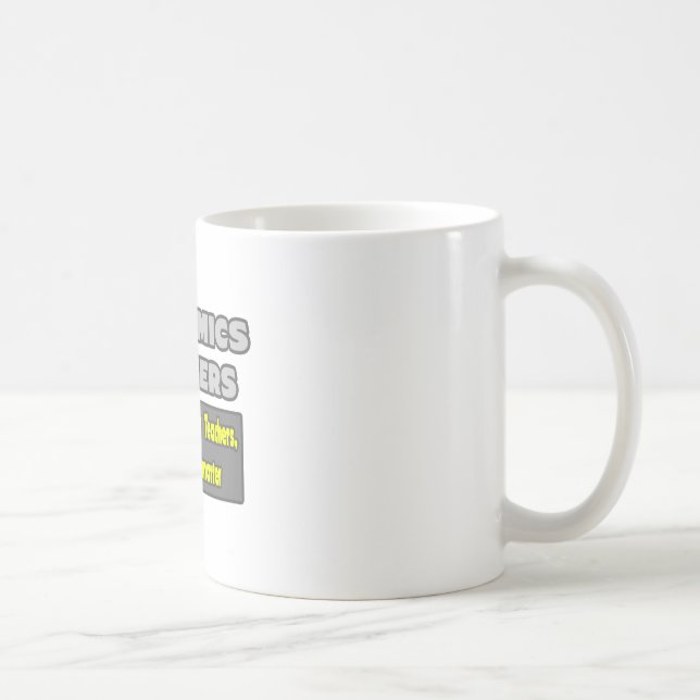 Taza De Café Profesores de economía... más inteligentes (Derecha)