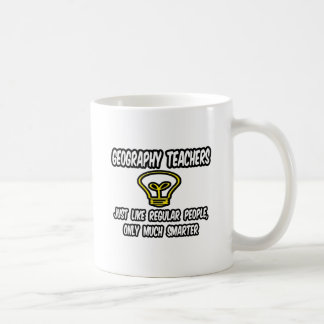 Taza De Café Profesores de Geografía... Gente común, sólo más i