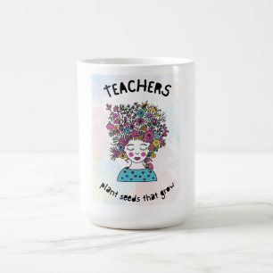 Taza De Café Profesores de Semillas Vegetales Gracias Regalo