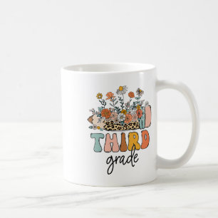 Taza De Café Profesores de tercer grado retro Leopardo Ck a la