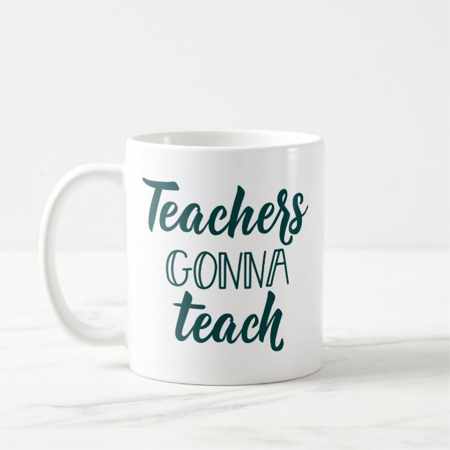 Taza De Café Profesores que van a enseñar (Izquierda)
