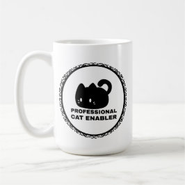 Taza De Café Professional Cat Enabler
