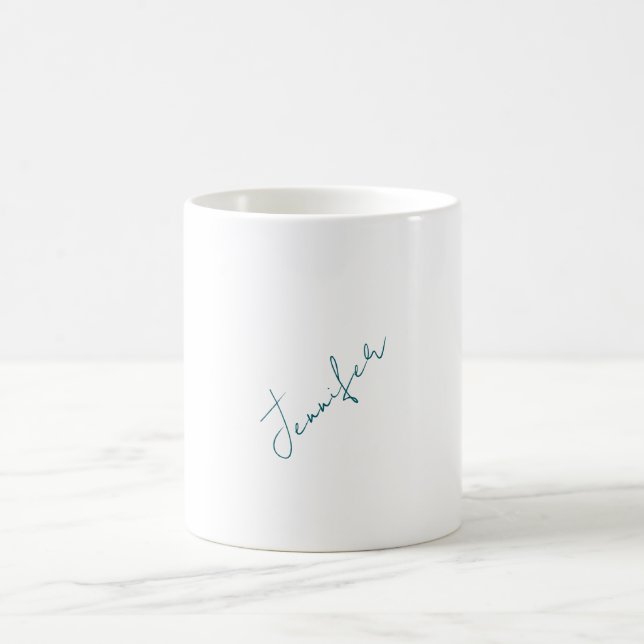 Taza De Café Professional elegant modern minimalist plain (Centro)