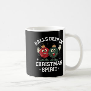 Taza De Café Profundo en el humor divertido de Navidad Srit Xma