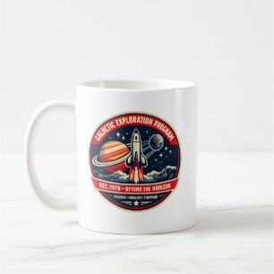 Taza De Café Programa de Exploración Galáctica Misión Espacial 