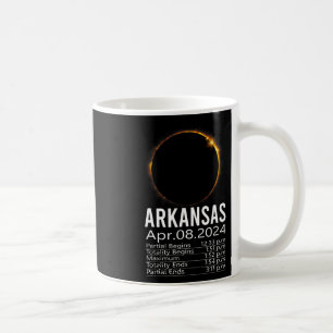 Taza De Café Programa total de eclipse solar 8 de abril de 2024