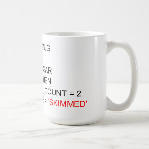 TAZA DE CAFÉ PROGRAMACIÓN DE SQL TEA MUG