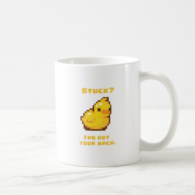Taza De Café Programación Ducky de goma (Derecha)