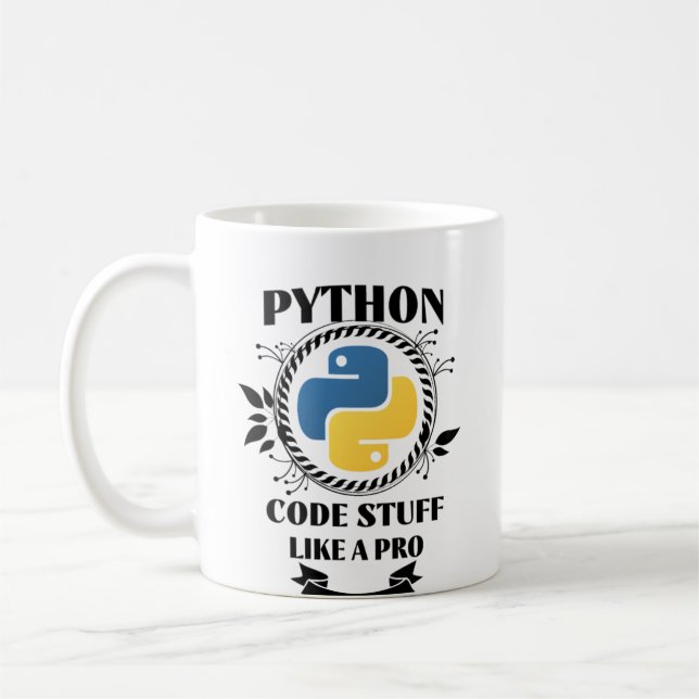 Taza De Café Programación en Python (Izquierda)