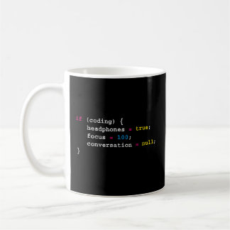 Taza De Café Programación Si Codifica La Programación De Auricu