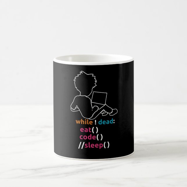 Taza De Café Programador Coder Ciencias Informáticas (Centro)