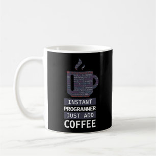 Taza De Café Programador codificar programador instantáneo simp