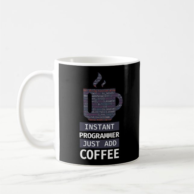 Taza De Café Programador codificar programador instantáneo simp (Izquierda)