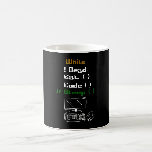 Taza De Café Programador de equipos y desarrollador (Centro)