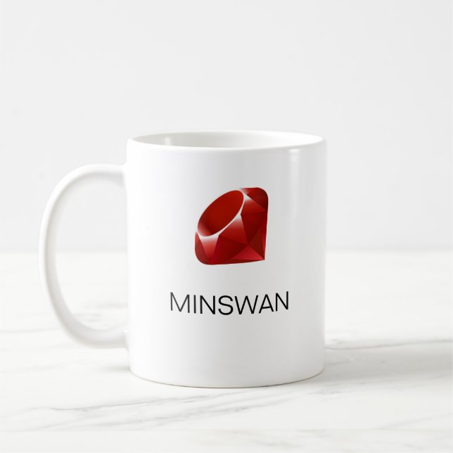 Taza De Café Programador de rubíes MINSWAN (Izquierda)