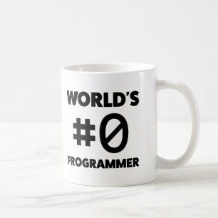 Taza De Café Programador del #0 del mundo