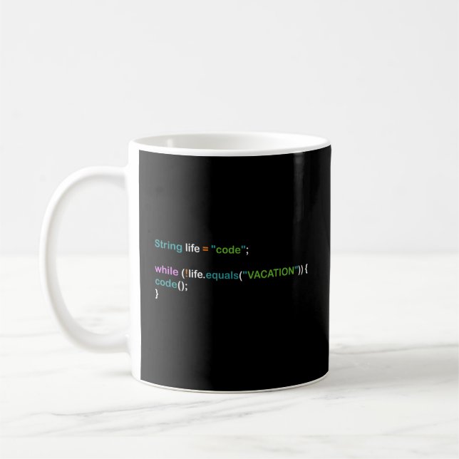 Taza De Café Programador Nerd Computer Science Programation (Izquierda)