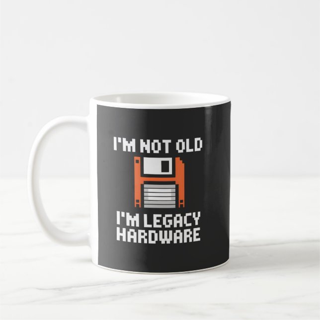 Taza De Café Programador Retro de Hardware Legacy de 8 Bits (Izquierda)