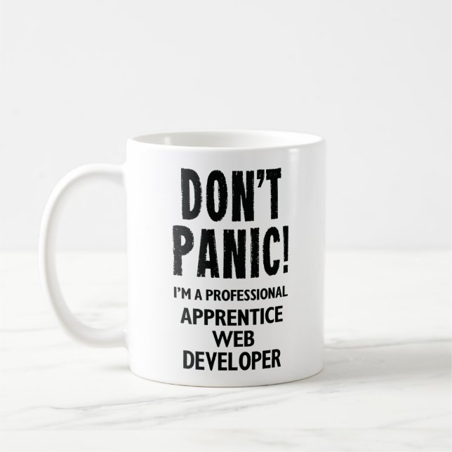 Taza De Café Programador Web de aprendices (Izquierda)