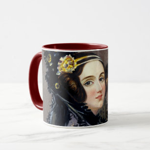 Taza de café programadora de computadora Ada Lovel