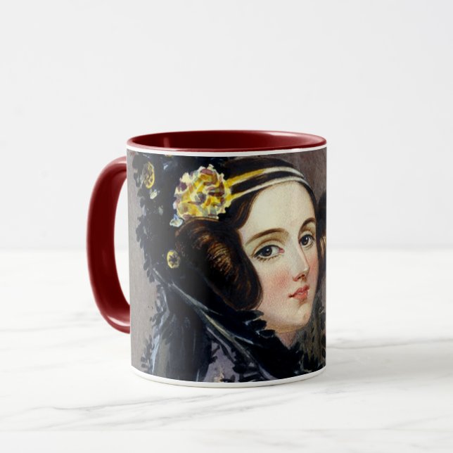 Taza de café programadora de computadora Ada Lovel (Anverso izquierdo)