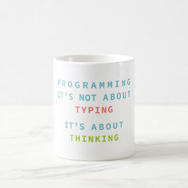 Taza De Café Programming Is Thinking, Not Typing – Developer