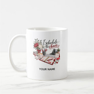 Taza De Café Programo el Caos – Regalo Divertido para Secretari