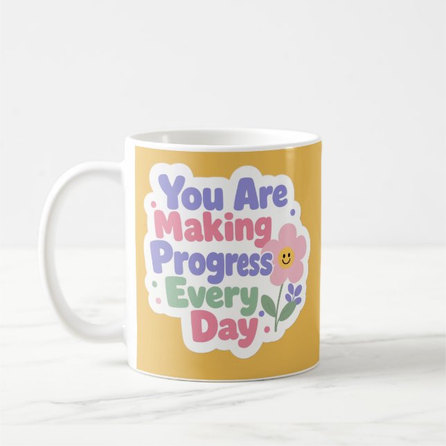 Taza De Café Progresas Todos los Días (Izquierda)