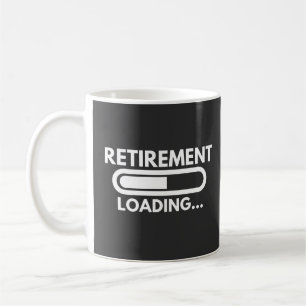 Taza De Café Progreso de carga de jubilación para todos los em