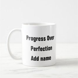 Taza De Café Progreso de la salud mental no autocrecimiento de