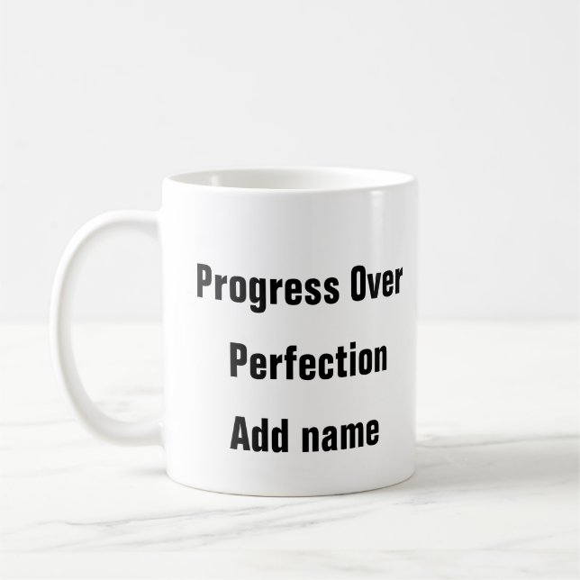 Taza De Café Progreso de la salud mental no autocrecimiento de  (Izquierda)