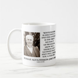 Taza De Café Progreso del descontento del desasosiego de Thomas
