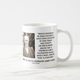 Taza De Café Progreso del descontento del desasosiego de Thomas