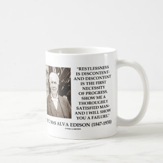 Taza De Café Progreso del descontento del desasosiego de Thomas