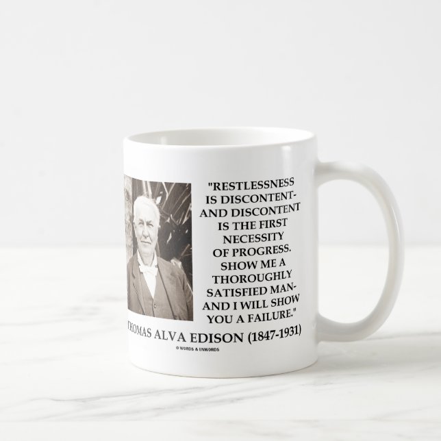 Taza De Café Progreso del descontento del desasosiego de Thomas (Derecha)