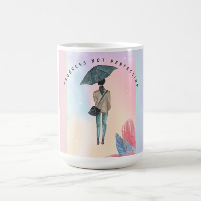 Taza De Café Progreso No Perfección (Centro)