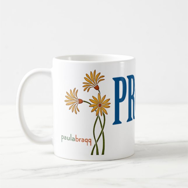 Taza De Café ¡Progreso, no perfección! (cita de la (Izquierda)