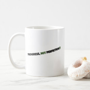 Taza De Café Progreso No Perfección Inspirador Motivacional