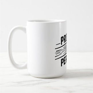 Taza De Café Progress Not Perfection (Motivational Quote_gift)
