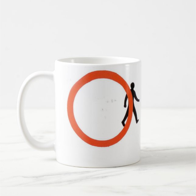 Taza De Café Prohibición cruzada (Izquierda)