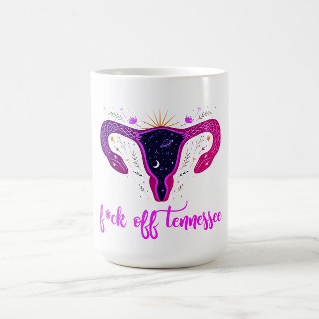 Taza De Café Prohibición del aborto en Tennessee Protesta Celes (Centro)