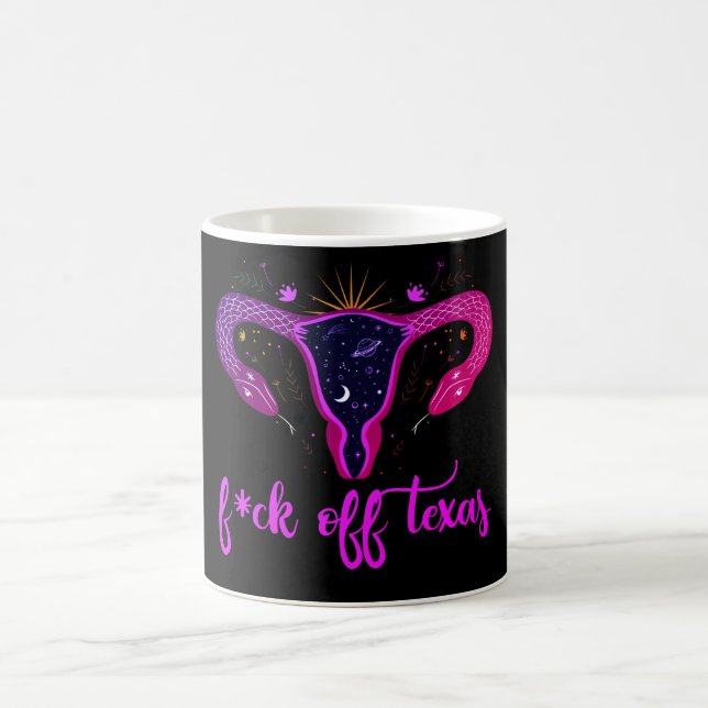 Taza De Café Prohibición del aborto en Texas Celestial Protesta (Centro)